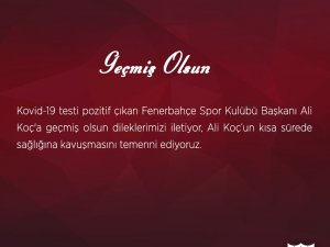 Sivasspor’dan Ali Koç’a Geçmiş Olsun Mesajı