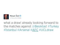 Mesut Özil'den Kura Yorumu