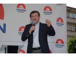 Bakan Davutoğlu Ve Elvan Karaman’da