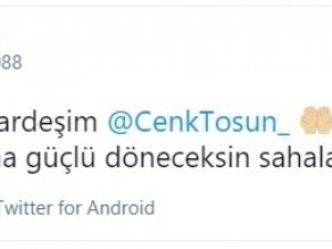 Mesut Özil’den Cenk Tosun’a Geçmiş Olsun Mesajı