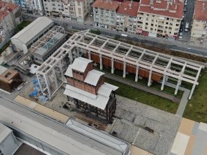Kadıköy’de Restore Edilen Tarihi Hasanpaşa Gazhanesinin Son Hali Havadan Görüntülendi