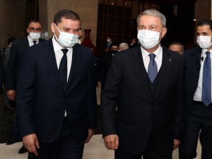 Bakan Akar, Libya Ulusal Birlik Hükümeti Başkanı Dibeybe İle Görüştü
