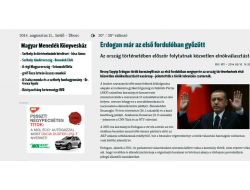 Macar Basını: “beklenen Oldu, Erdoğan Türkiye’nin Yeni Cumhurbaşkanı”