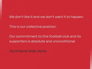 Liverpool’da Futbolcular Avrupa Süper Ligi’ni İstemiyor