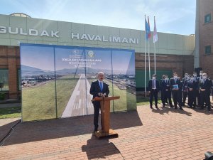 Bakan Karaismailoğlu, Zonguldak Havalimanı’nda 2 Bin 131 Metreye Uzatılan Pistin Açılışını Yaptı