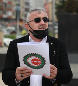 Rize'de 1 Mayıs Emek ve Dayanışma Günü Dolayısıyla Basın Açıklaması Yapıldı