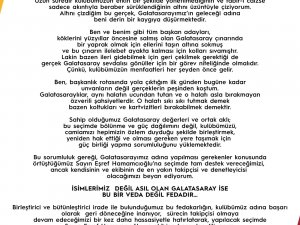 Galatasaray’da Tuncer Hunca, Başkan Adaylığından Çekildi