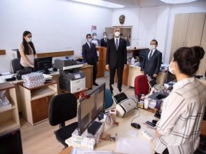 Bakan Gül’den Ankara Adliyesinde Salgın Tedbirlerini İnceledi