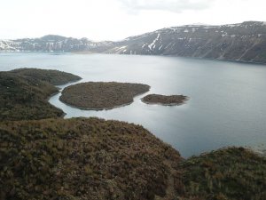 Nemrut Krater Gölü Kısıtlamada Sakinliğe Büründü
