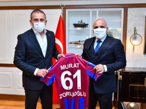 Trabzonspor Teknik Direktörü Avcı’dan Başkan Zorluoğlu’na Ziyaret