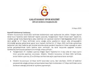 "Seçimin Belirlenen Tarihte Yapılmasına Engel Bir Hal Bulunmamaktadır"