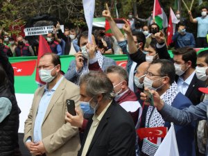 Başkent’te Sendikalardan Ve Stk’lardan İsrail’e Tepki