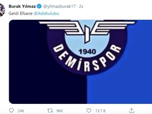 Burak Yılmaz’dan Adana Demirspor Paylaşımı