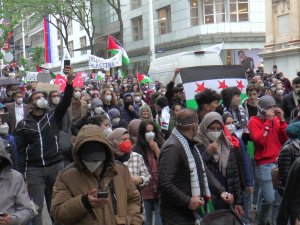 Viyana’da İsrail Karşıtı Protesto