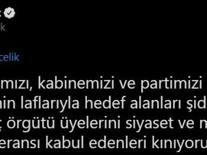 Ak Parti Sözcüsü Çelik: Şiddetle Kınıyoruz