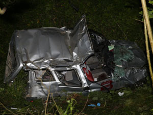 Ordu'da hafif ticari araç fındık bahçesine yuvarlandı: 2 ölü