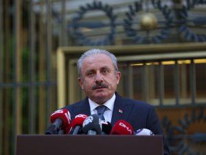 Tbmm Başkanı Şentop, İran İslami Danışma Meclisi Başkanı Muhammed Bager Galibaf İle Görüştü