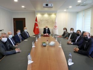 Bakan Bilgin, Disk Genel Başkanı Çerkezoğlu İle Görüştü