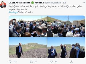 Kadırga Yaylası İle İlgili Paylaşımı Tepkiye Neden Oldu