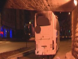 Rize Plakalı Otobüsün Zor Anları