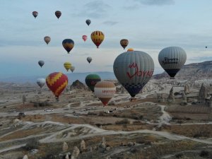 Kapadokya’da Balon Turları Yine İptal Oldu