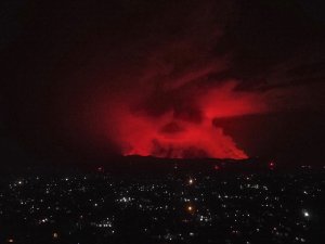 Nyiragongo Yanardağı’nın Bulunduğu Bölgede Dün 119 Deprem Meydana Geldi
