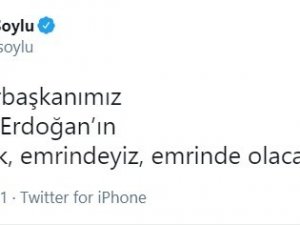 Bakan Soylu’dan Cumhurbaşkanı Erdoğan Açıklaması