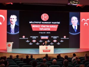 Mhp Genel Başkanı Bahçeli, Myk Ve Mdk Üyeleri İle Araya Geldi