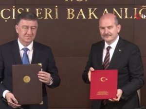Bakan Soylu, Özbek Mevkidaşı Bobojonov’u Kabul Etti