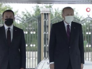 Cumhurbaşkanı Erdoğan, Gürcistan Başbakanı Garibashvili‘yi Resmi Törenle Karşıladı