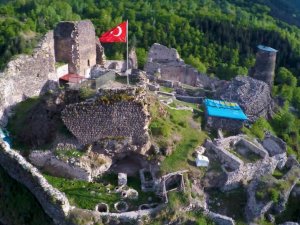 Şavşat Kalesi Havadan Görüntülendi