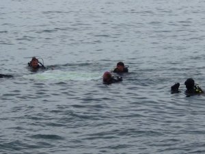 Giresun’da Dünya Çevre Günü’nde Denizde Çöp Topladılar