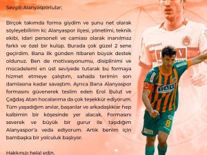 Salih Uçan Alanyaspor’a Veda Etti