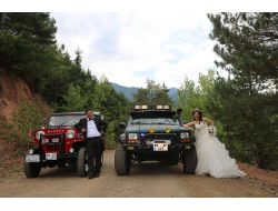 Artvin'de Offroad Aşkı Evliliğe Dönüştü