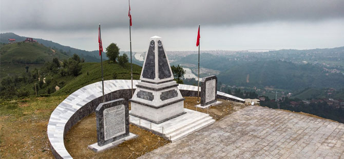 Pazar Rize Rize’de Pazar Şehitlik Anıtı İnşaatı Tamamlandı