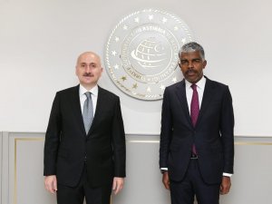 Bakan Karaismailoğlu, Angola Ulaştırma Bakanı Ricardo Viegas D’abreu İle Bir Araya Geldi