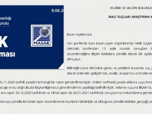 Hazine Ve Maliye Bankanlığı’ndan Masak Açıklaması