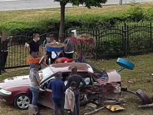 Giresun’da Trafik Kazası: 4 Yaralı