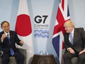 Japonya Başbakanı Suga İle Johnson’dan G7 Görüşmesi