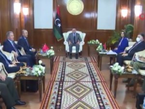 Türk Üst Düzey Heyeti, Libya Başbakanı Dibeybe İle Görüştü