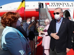 Cumhurbaşkanı Erdoğan Brüksel’de