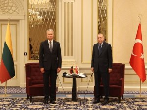 Cumhurbaşkanı Erdoğan, Litvanya Cumhurbaşkanı Nauseda İle Görüştü