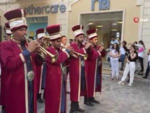 Bakü Sokaklarında Mehter Marşlı Euro 2020 Coşkusu