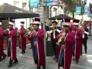 Türkiye - İ̇sviçre Maçı Öncesi Bakü Sokakları Mehter Marşı İle İnledi