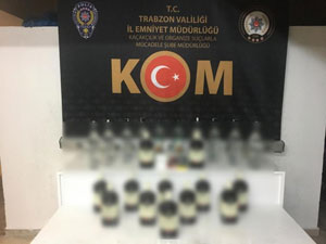 Polisten Trabzon, Rize ve Giresun’da Eş Zamanlı Sahte Alkol Operasyonu