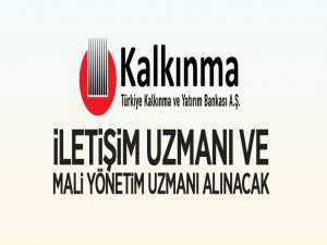 Türkiye Kalkınma ve Yatırım Bankasından Bireysel Danışman alım ilanı