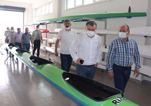 AK Parti Rize Milletvekili Osman Aşkın Bak, Su Sporları Merkezini İnceledi