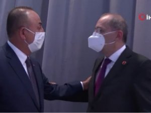 Bakan Çavuşoğlu, Ürdünlü Mevkidaşı Safadi İle Bir Araya Geldi