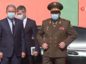 Milli Savunma Bakanı Akar, Tacikistan Savunma Bakanı Mirzo İle Bir Araya Geldi