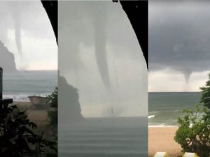 Amasra Açıklarında Hortumlar Oluştu